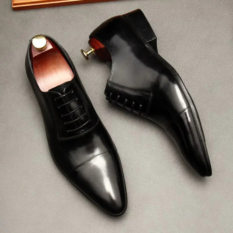 Luxury Red bottom Leather Shoes For Men