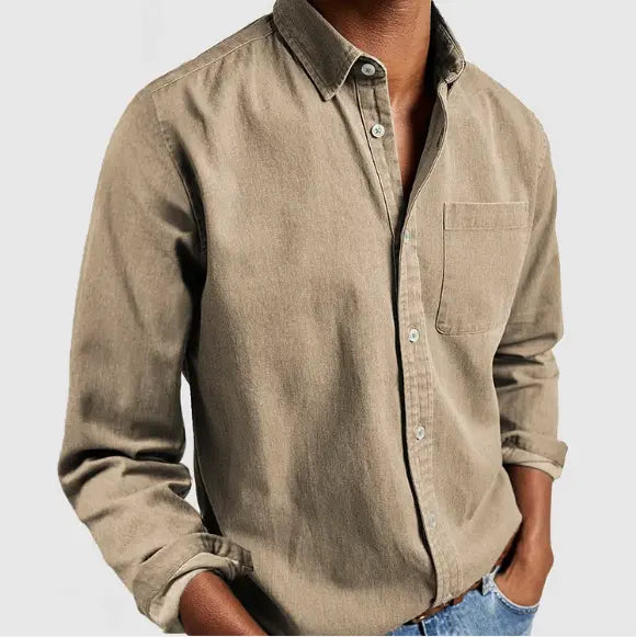 casual pocket shirt