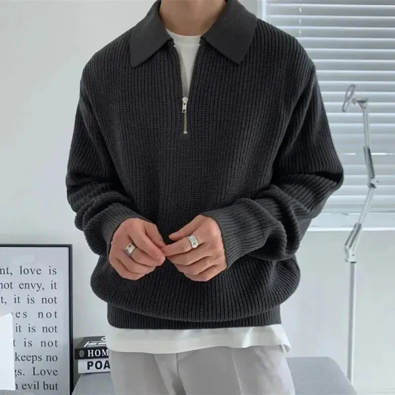 Trvst zipped men sweater