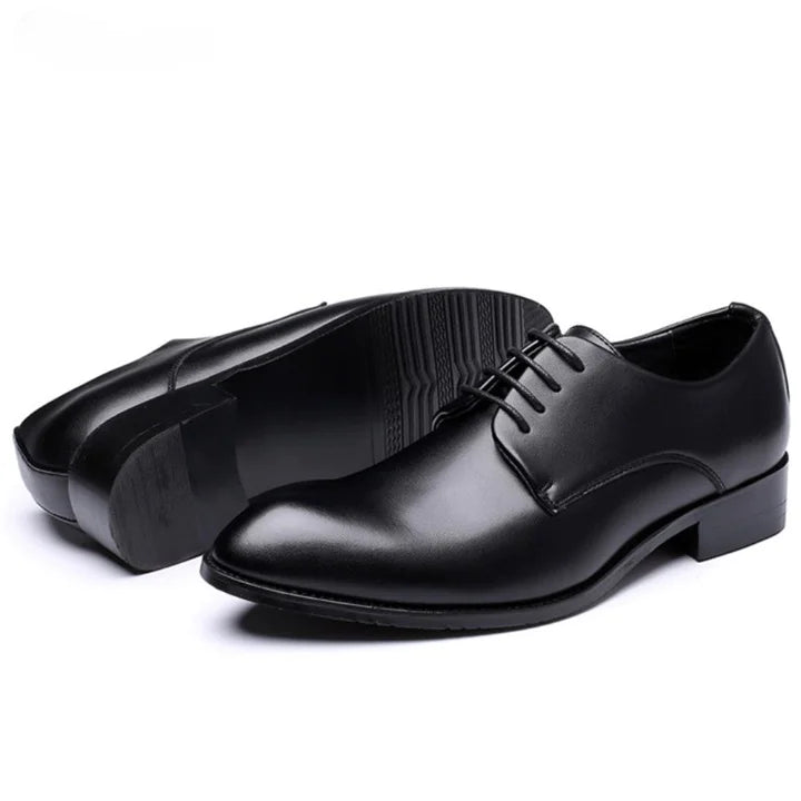 Black Leather Formal Business Shoe